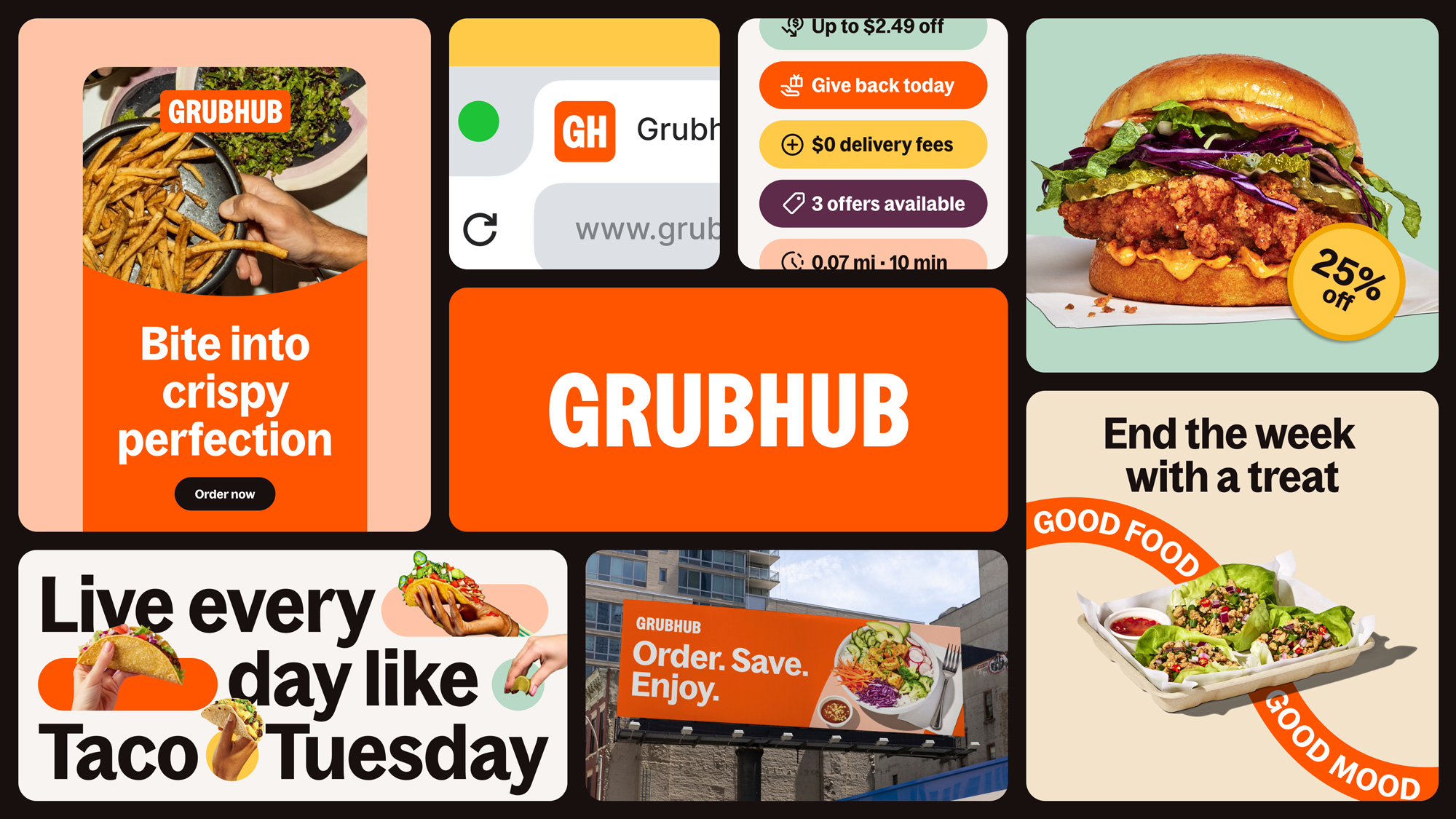 Grubhub brand bento