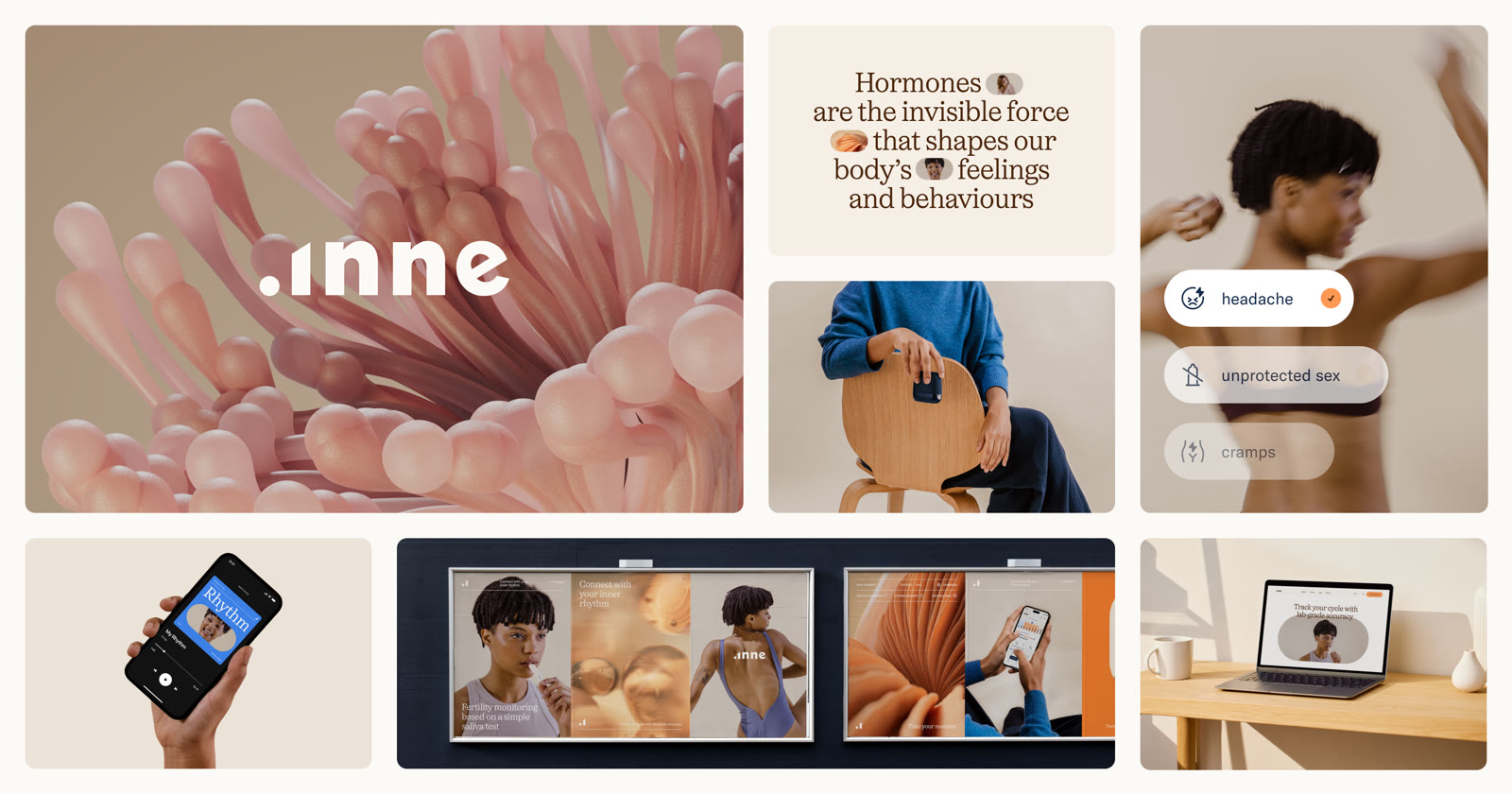 Inne 2023 brand identity by Dokument