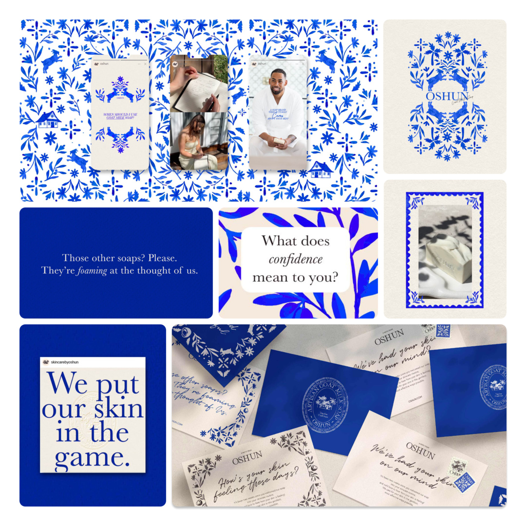Oshun 2024 brand identity by Boast Studio