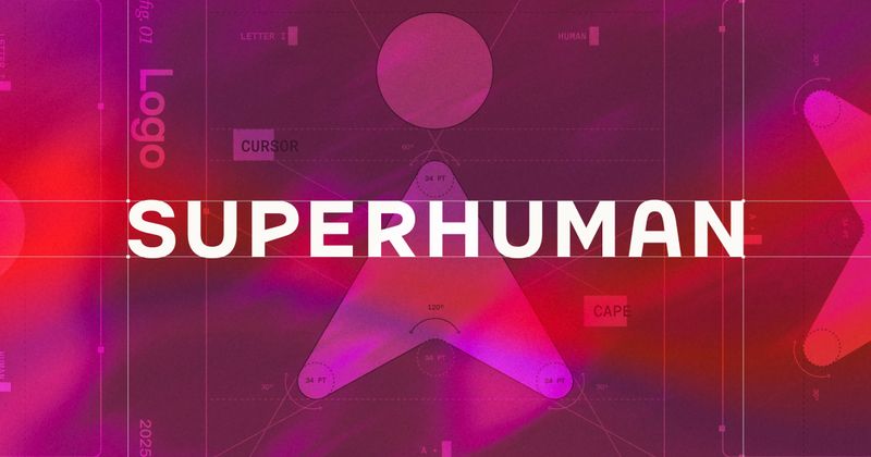 Superhuman 2025 rebrand by Smith & Diction: new logo and identity