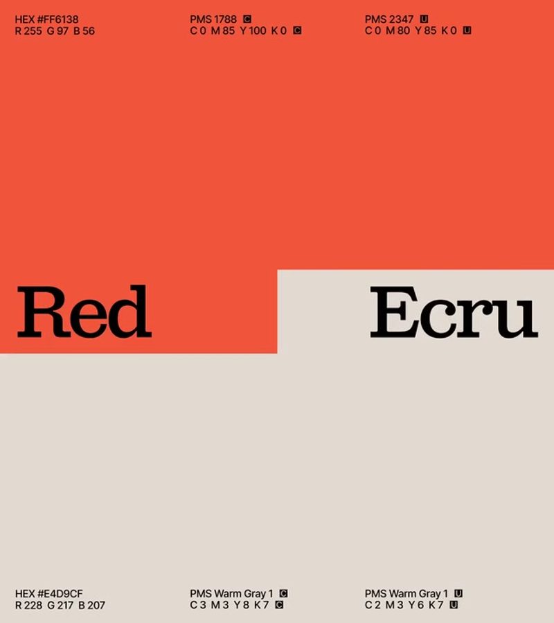 Epidemic Sound Color Palette: Pantone Color Pairings, 2024 rebrand by Bold Scandinavia