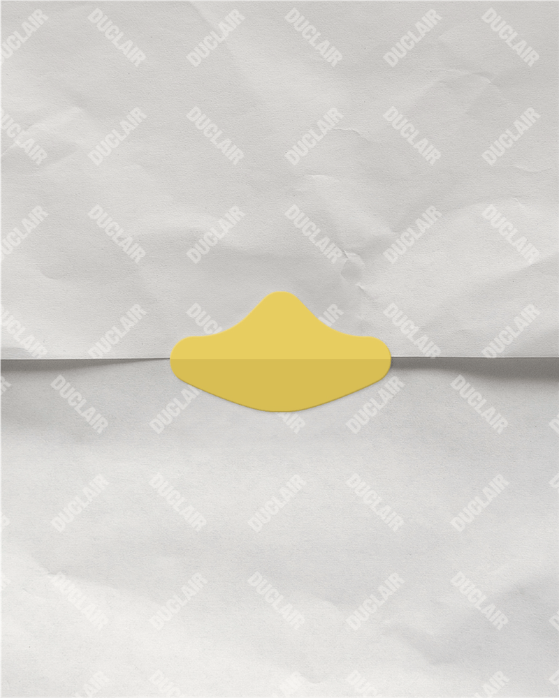 Duclair Label / Sleeve: Tissue paper, brand identity by Erva