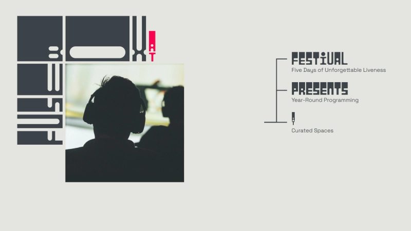 Fusebox Art Direction: Open Frame Structure, 2023 rebrand by In House Intl