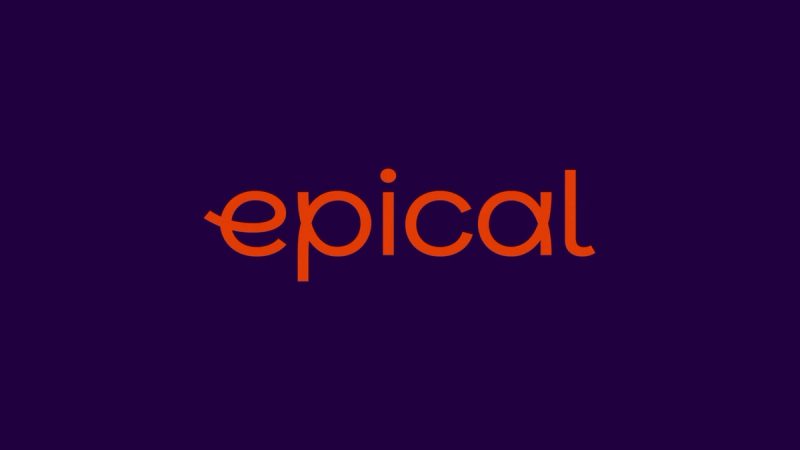 Epical Horizontal Lockup: Logo Reveal, 2023 rebrand by Identity Works