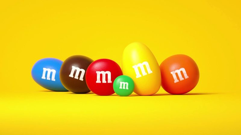 M&M's Art Direction: Character Family Motion, 2022 rebrand by Jones Knowles Ritchie