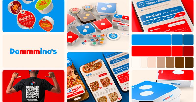 Domino's 2025 rebrand: new logo and identity