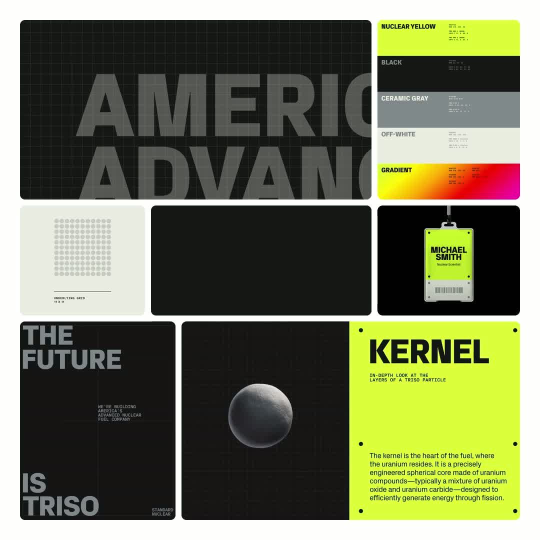 Standard Nuclear 2026 brand identity by GrandArmy