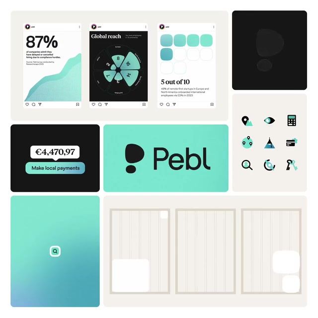 Pebl 2025 brand identity by Otherway