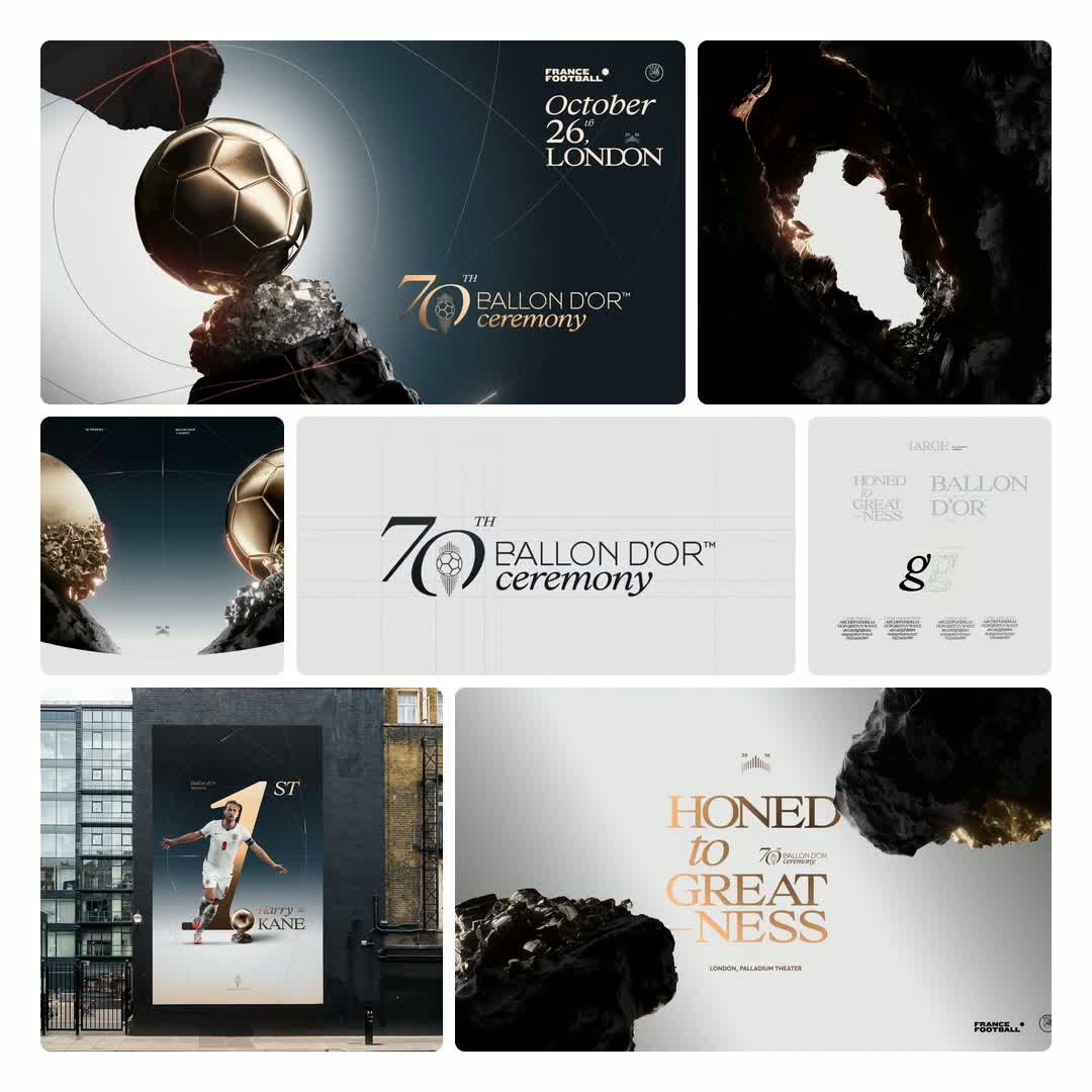 Ballon d'Or 2026 brand identity by Mathieu Bourneuf & Nolwen Sourdin