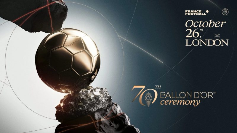 Ballon d'Or Process: Key visual breakdown, 2026 brand identity by Mathieu Bourneuf & Nolwen Sourdin