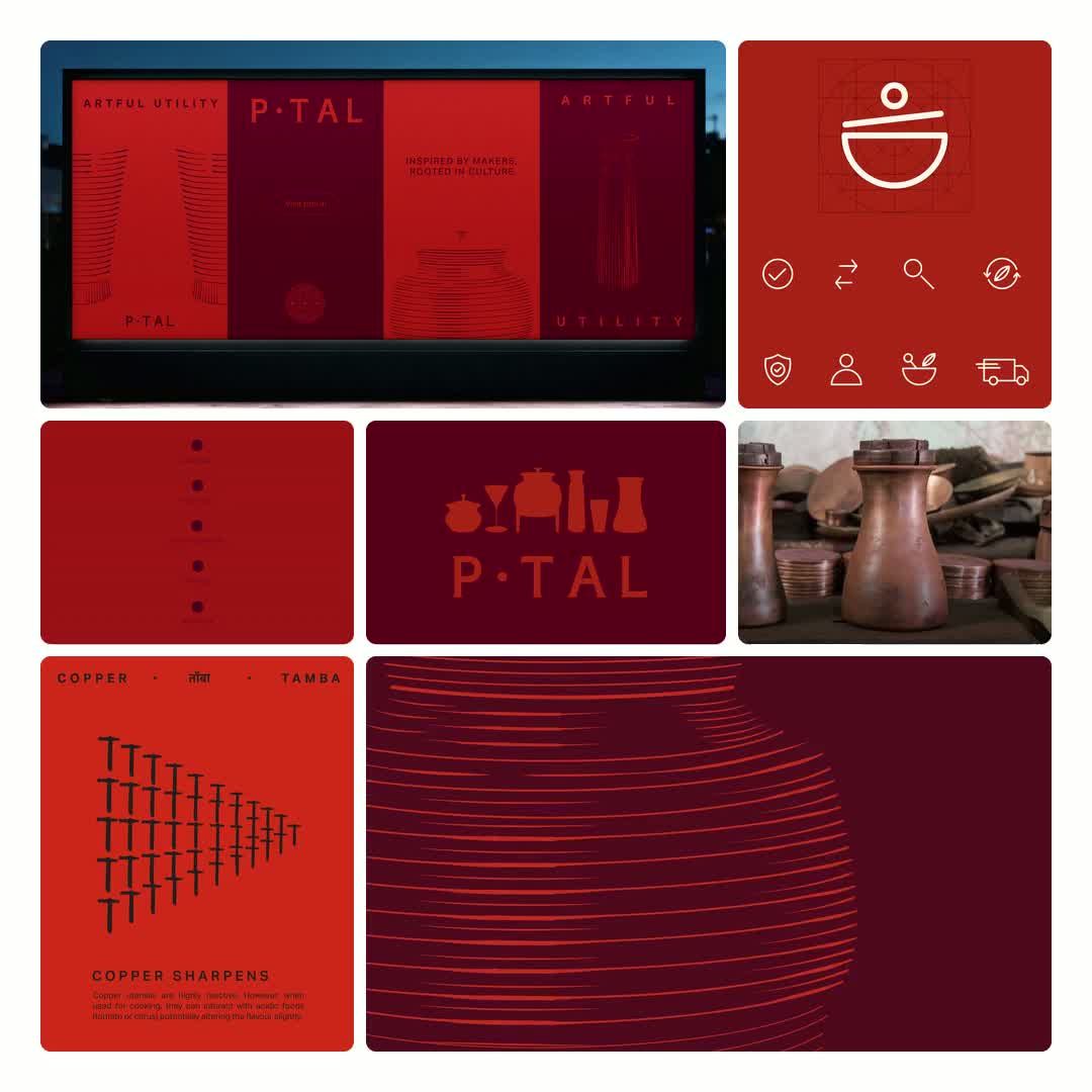 P•TAL 2026 brand identity by Mother Tongue