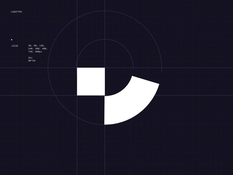 Jidu: Logo construction, 2022 rebrand by Oker