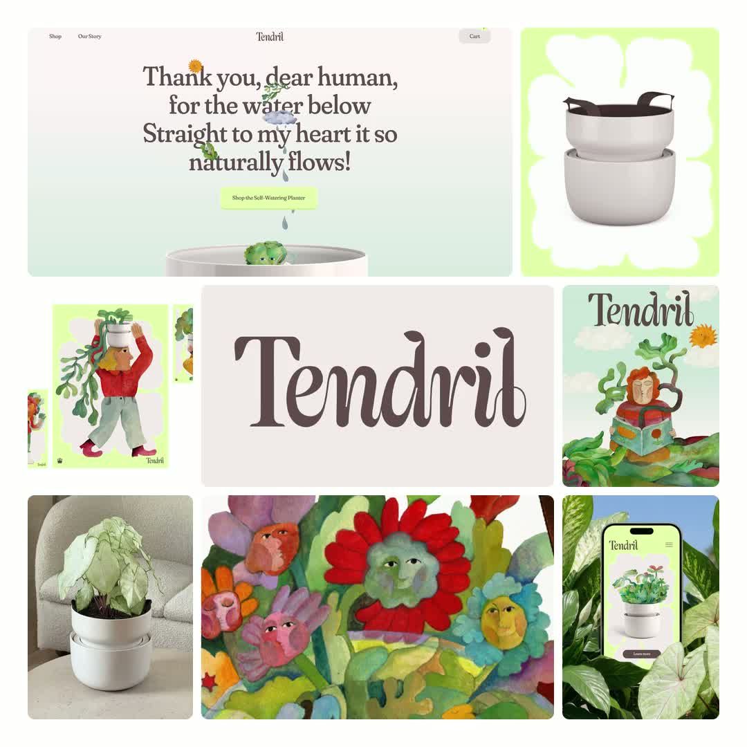 Tendril 2026 brand identity by Red Antler