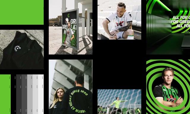 Cercle Brugge brand identity bento