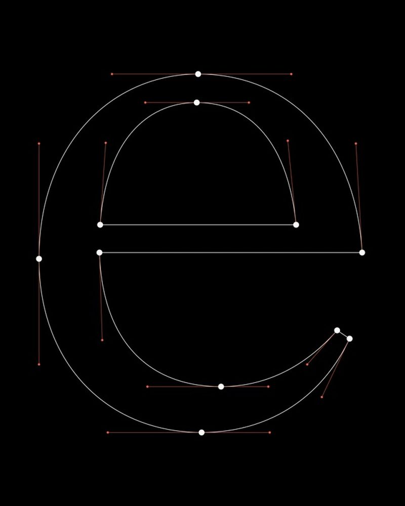 WeWork Typography: Typeface Construction Diagrams, 2023 rebrand by Franklyn