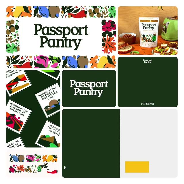 Passport Pantry 2024 brand identity by ZAK