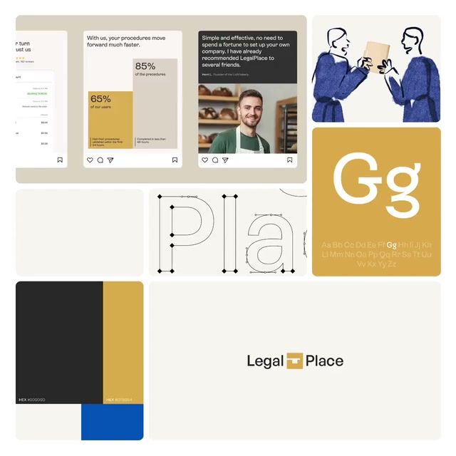 Legalplace 2025 brand identity by Bruno