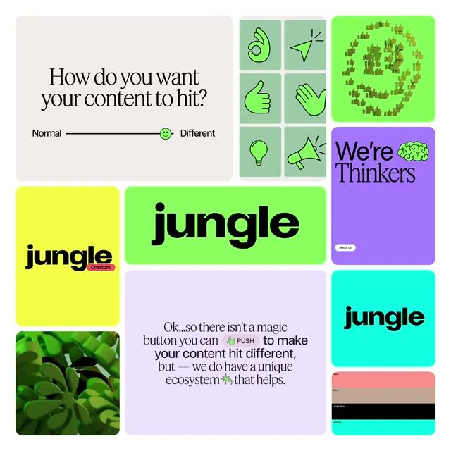 Jungle 2024 brand identity by Studio Nari