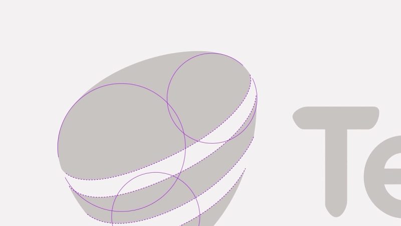 Telia: Logo Construction, 2022 rebrand by Kurppa Hosk