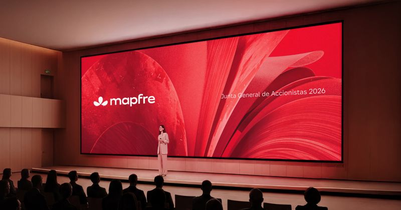 Mapfre 2026 rebrand by Design Bridge and Partners: brand identity reveal