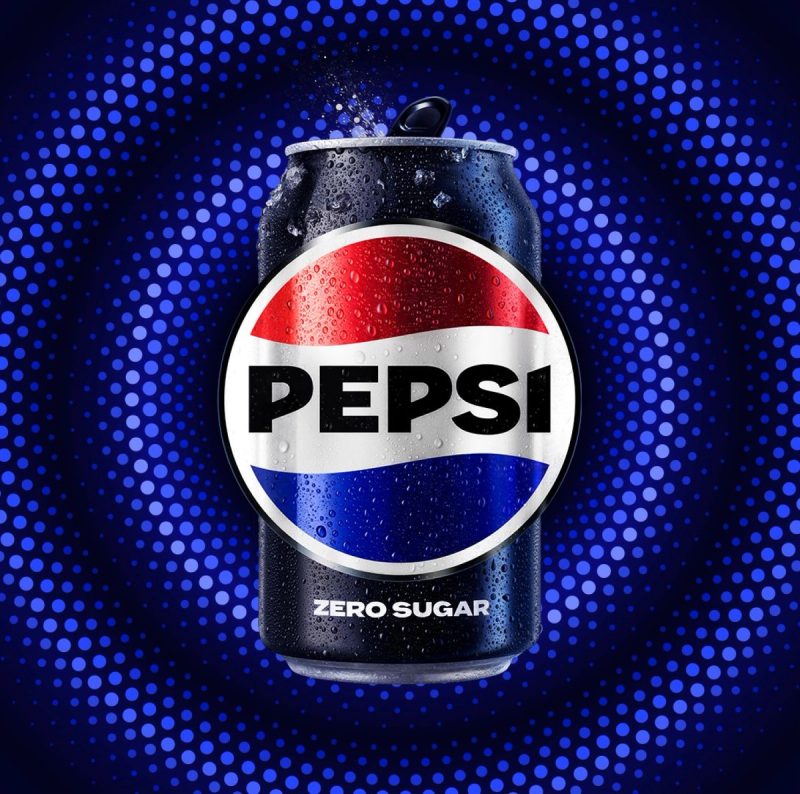 Product Photography: Pepsi Zero Sugar Can, rebrand by Mrs&Mr
