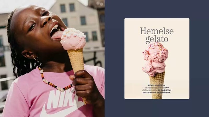 Mellum Art Direction: Product and lifestyle split screens, 2026 brand identity by MOQO
